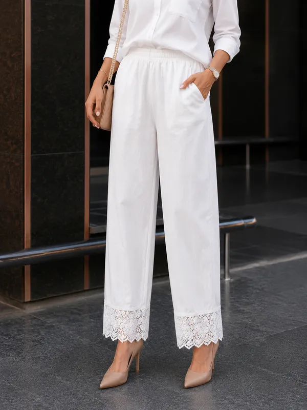 Women_Rayon_Cotton_White_Lace_Palazzo_Pants_White