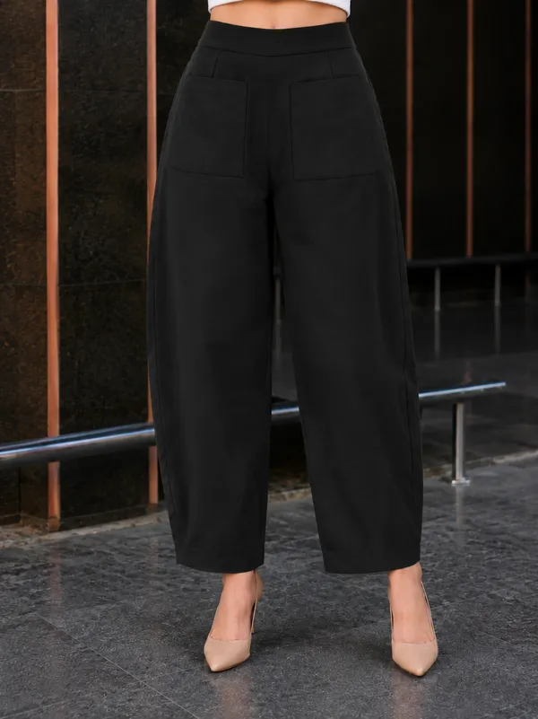 Women_Cotton_Afghani_Style_Barrel_Pants_Black