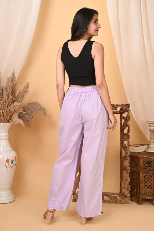 Womens_Purple_Wide_Leg_Baggy_Cotton_Ankle_Length_Pant_Purple