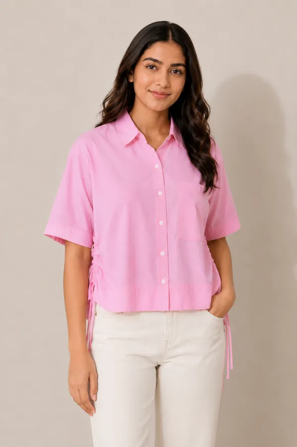 Womens_Pink_Striped_Crop_Shirt_In_Cotton__Fabric_Pink