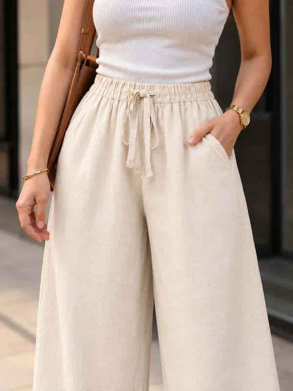 Casual_Straight_Wide_Leg_Pant_Beige