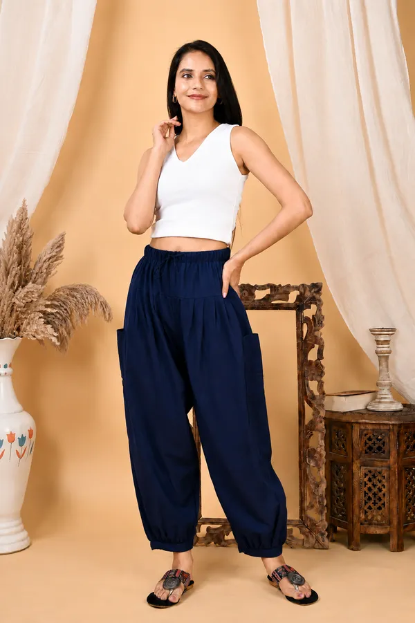Premium_Pure_Cotton_Bubble_Fit_Women_Pants_Olive_Green