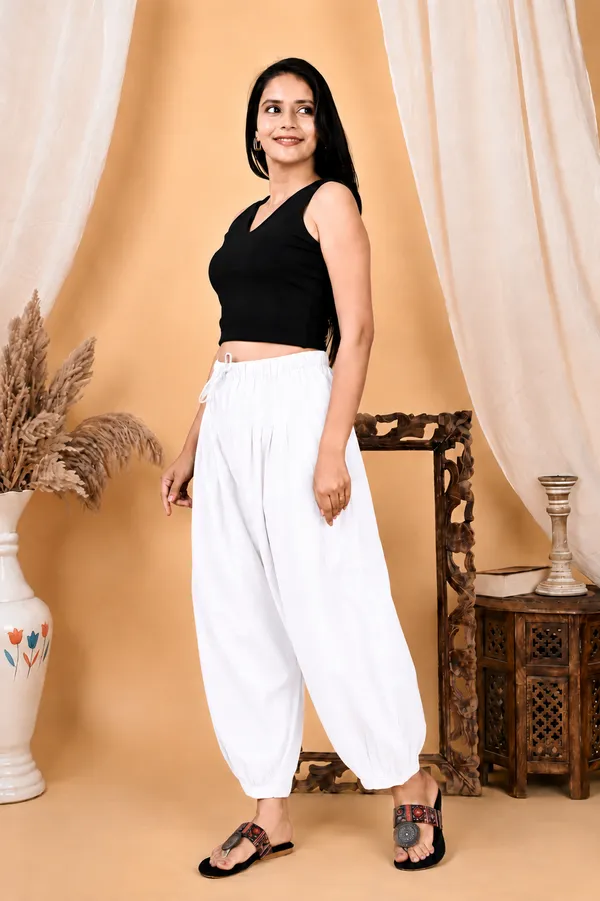 Premium_Pure_Cotton_Bubble_Fit_Women_Pants_White