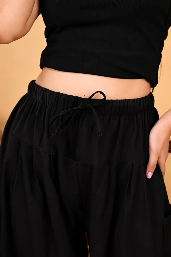 Premium_Pure_Cotton_Bubble_Fit_Women_Pants_Black
