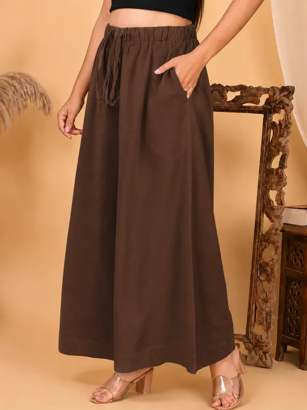 Casual_Straight_Wide_Leg_Pant_Brown