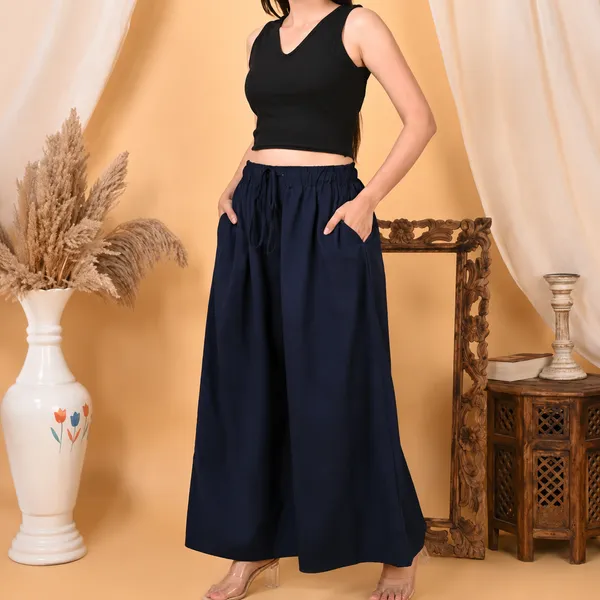Casual_Straight_Wide_Leg_Pant_Navy_Blue