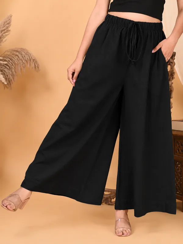 Casual_Straight_Wide_Leg_Pant_Black