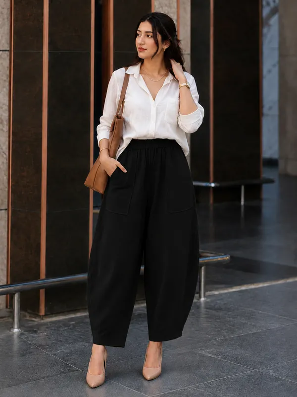 Women_Cotton_Balloon_Fit_Pants_Black