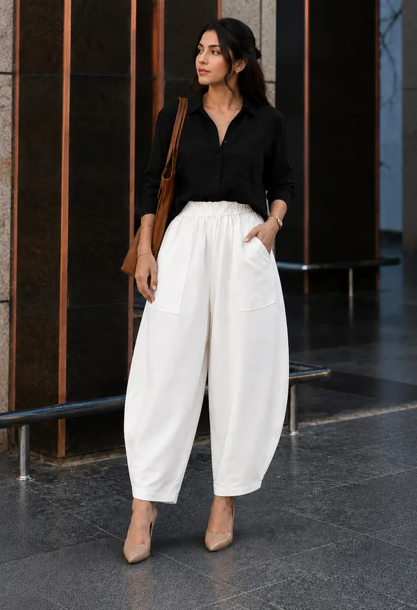 Women_Cotton_Balloon_Fit_Pants_White