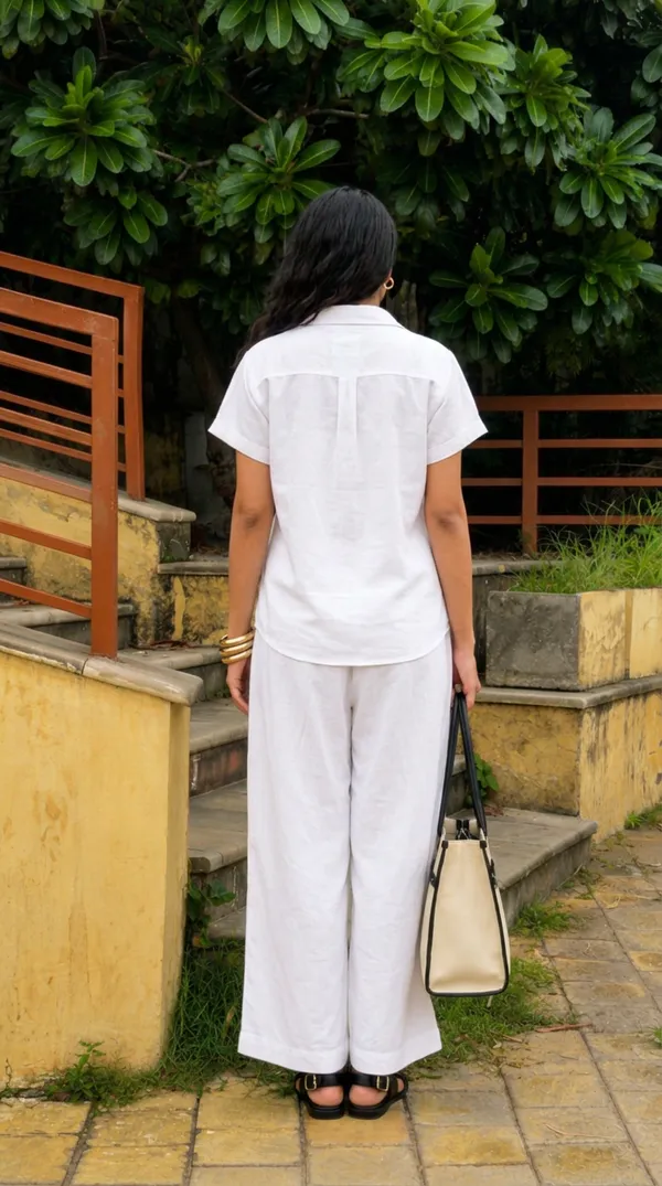 Womens_Shoulder_Down_Cotton_Slub_Solid_Casual_Shirt_White