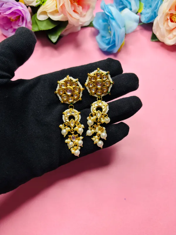 The_Meera_Floral_Kundan_Drop_Earrings
