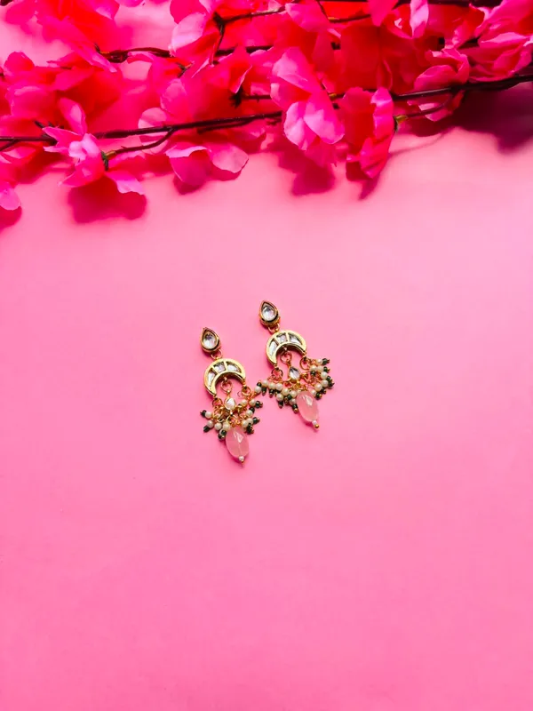 Gold_Tone_Beaded_Chandelier_Earrings_For_Women