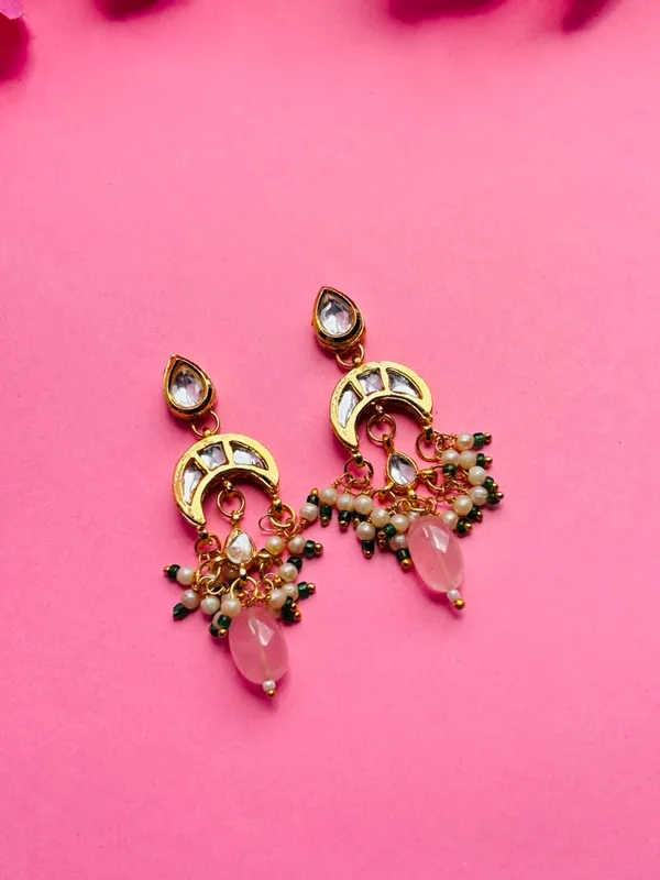 Gold_Tone_Beaded_Chandelier_Earrings_For_Women