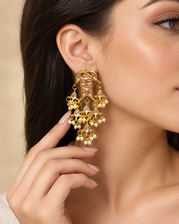 The_Inayat_Gilded_Kundan_Jhumka_Earrings