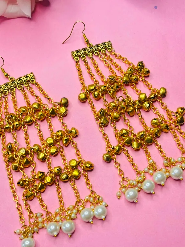 Gold_Ghungroo_Tassel_Earrings_With_Pearl_Drops