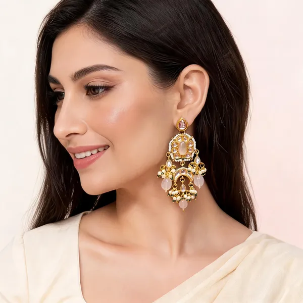 White_Kundan_Chandbali_Earrings