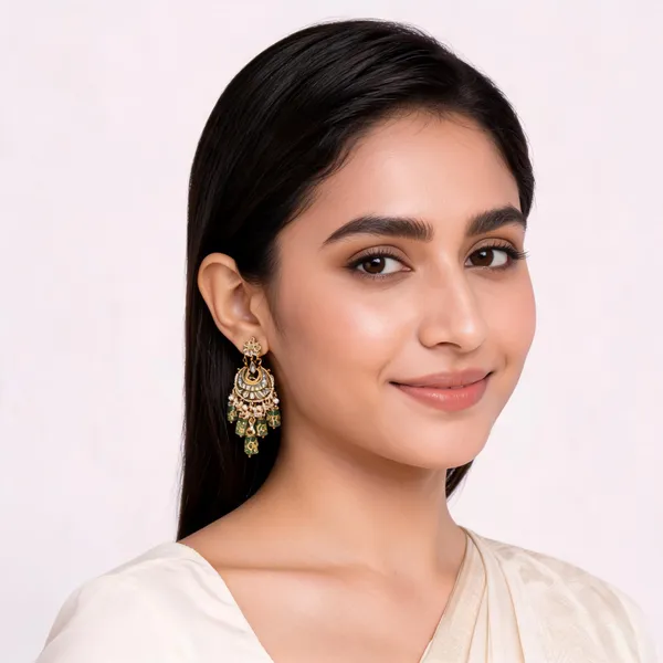 Handcrafted_White_Meenakari_And_Kundan_Chandbali_Earrings