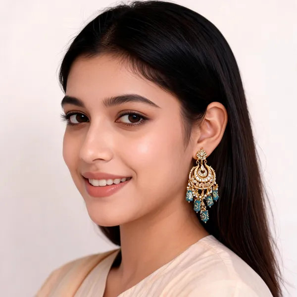 Handcrafted_White_Meenakari_And_Kundan_Chandbali_Earrings