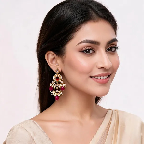 Gold_Tone_Kundan_Jhumka_Earrings_For_Women