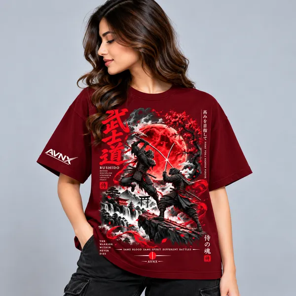 Burgundy_Graphic_Print_T-Shirt_Unisex