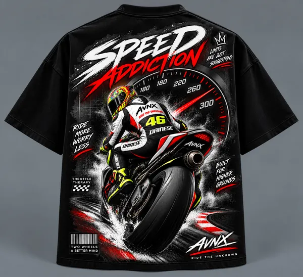 Black_Speed_Addiction_Oversized_T-Shirt_Unisex