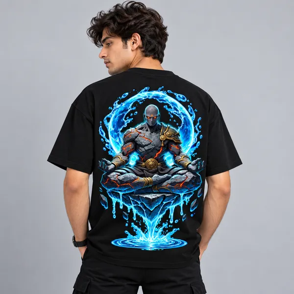 Black_Elemental_Monk_Oversized_T-Shirt_Unisex