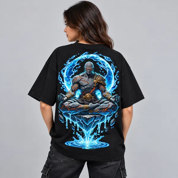 Black_Elemental_Monk_Oversized_T-Shirt_Unisex