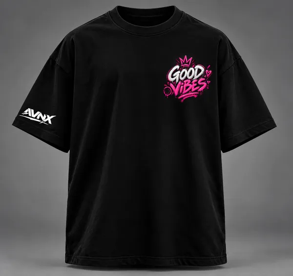 Black_Good_Vibes_Girl_Oversized_T-Shirt_Unisex