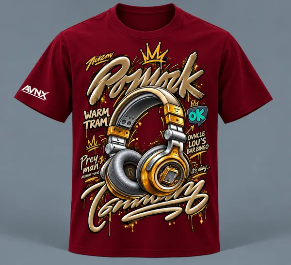 Burgundy_Graphic_Regular_T-Shirt_Unisex