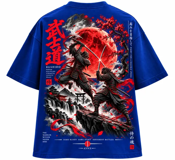Royal_Blue_Blood_Moon_Oversized_T-Shirt_Unisex