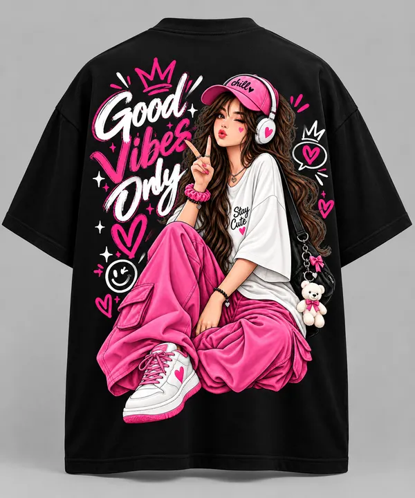 Black_Good_Vibes_Girl_Oversized_T-Shirt_Unisex