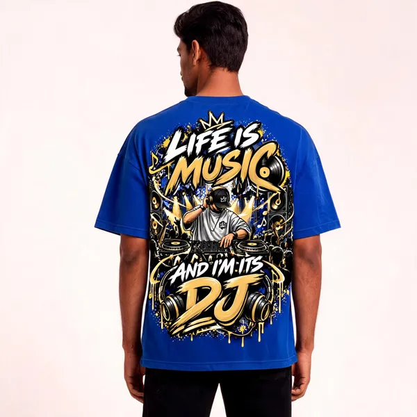 Royal_Blue_The_Beat_Master_Oversized_T-Shirt_Unisex