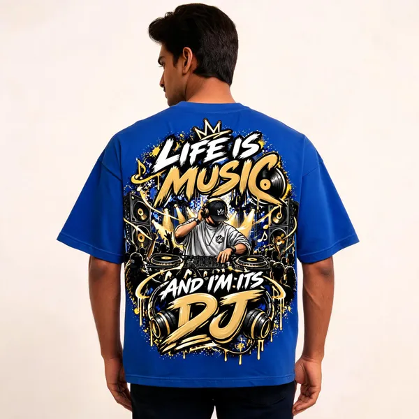 Royal_Blue_The_Beat_Master_Oversized_T-Shirt_Unisex