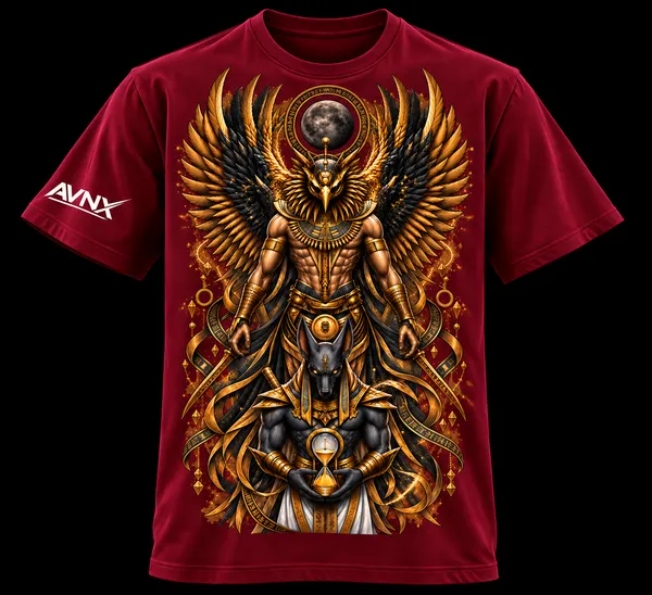 Maroon_Graphic_Print_Regular_Fit_T-Shirt_Unisex
