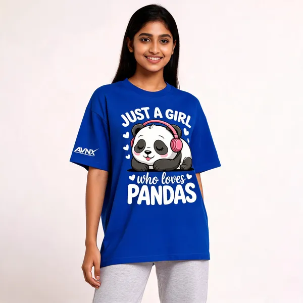 Blue_Graphic_Print_Round_Neck_T-Shirt_Unisex