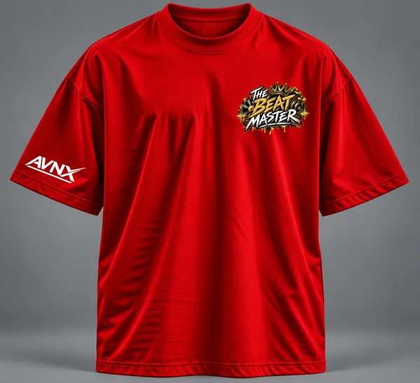 Red_The_Beat_Master_Oversized_T-Shirt_Unisex