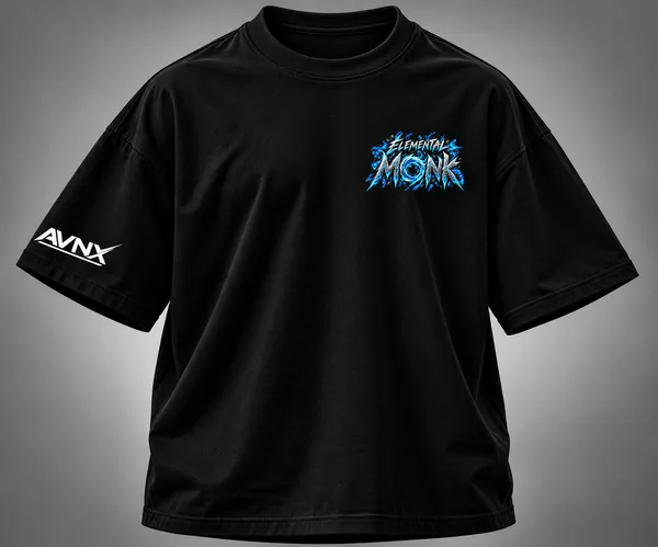 Black_Elemental_Monk_Oversized_T-Shirt_Unisex