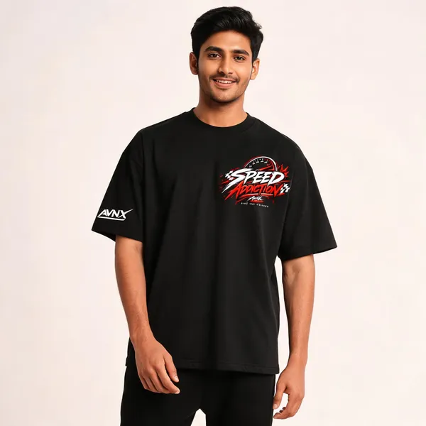 Black_Speed_Addiction_Oversized_T-Shirt_Unisex