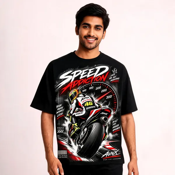 Black_Speed_Addiction_Oversized_T-Shirt_Unisex