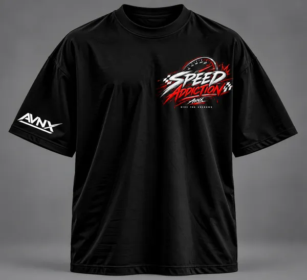 Black_Speed_Addiction_Oversized_T-Shirt_Unisex