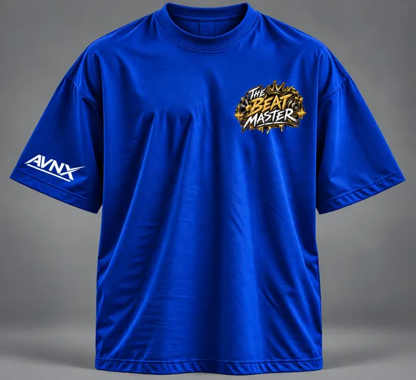 Royal_Blue_The_Beat_Master_Oversized_T-Shirt_Unisex