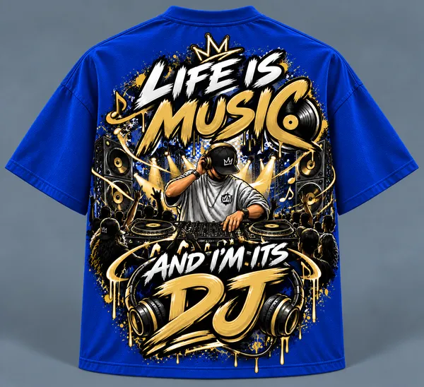 Royal_Blue_The_Beat_Master_Oversized_T-Shirt_Unisex