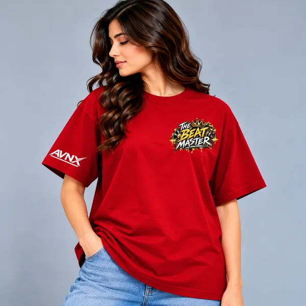 Red_The_Beat_Master_Oversized_T-Shirt_Unisex