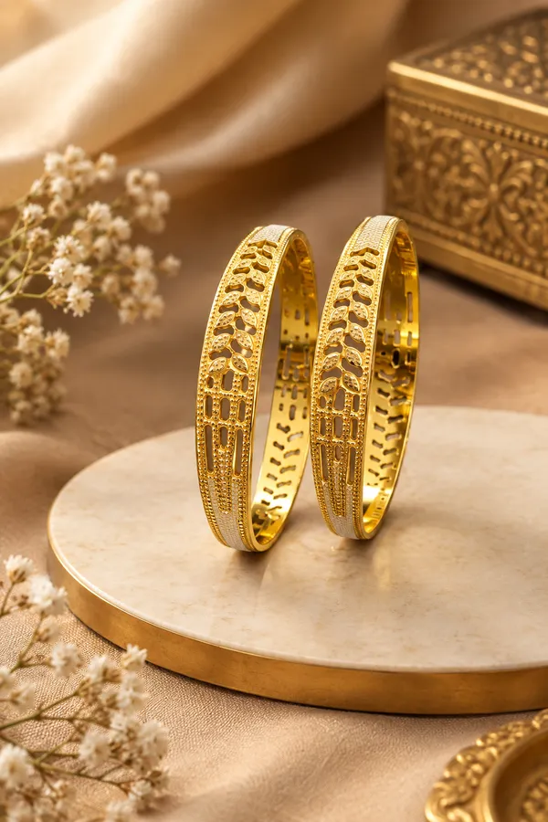 Gold_Tone_Cutwork_Bangles_Set_For_Women