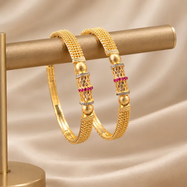 Gold_Tone_Embellished_Bangles_For_Women