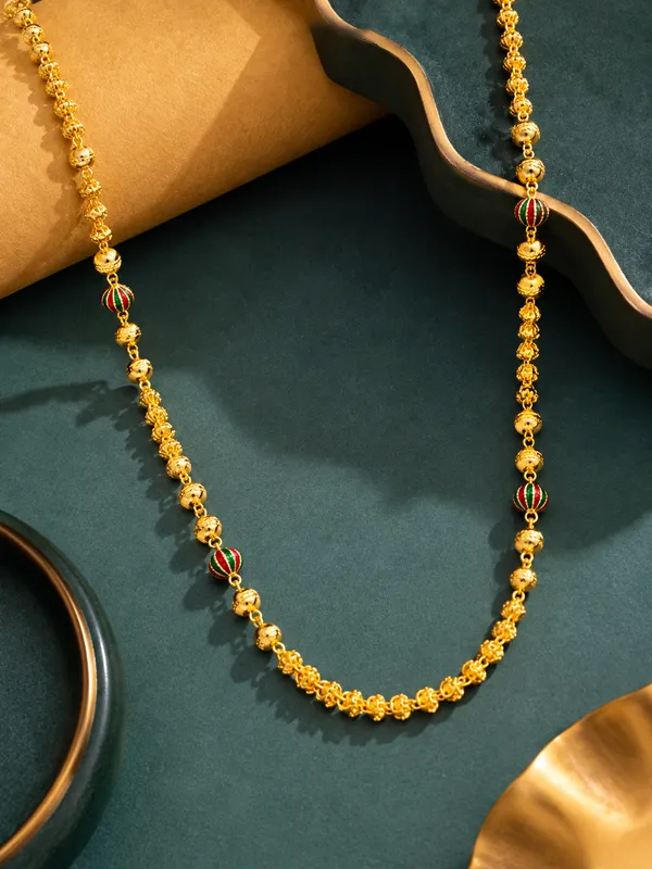 Gold-Tone_Beaded_Necklace_for_Women