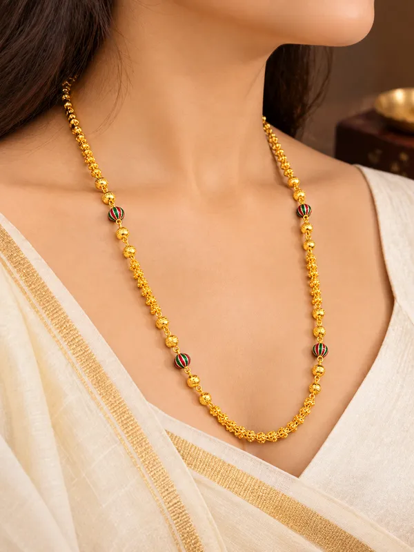 Gold-Tone_Beaded_Necklace_for_Women