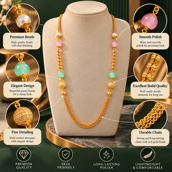 Gold_Tone_Beaded_Necklace_For_Women