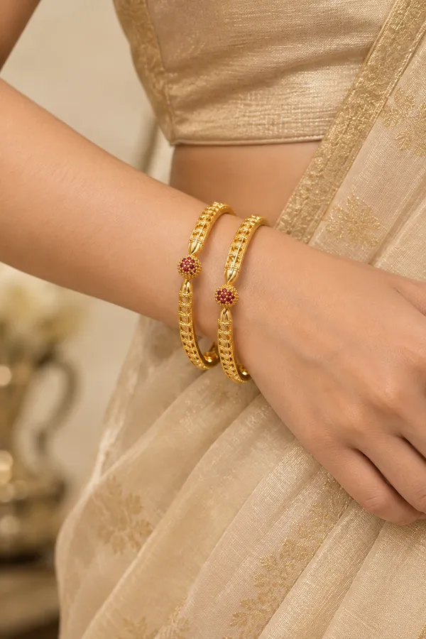 Gold-Toned_Embellished_Bangles_For_Women