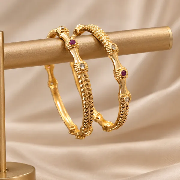 Gold_Tone_Traditional_Bangles_Set_For_Women